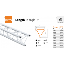 M29TX-L025 | argent, 25cm