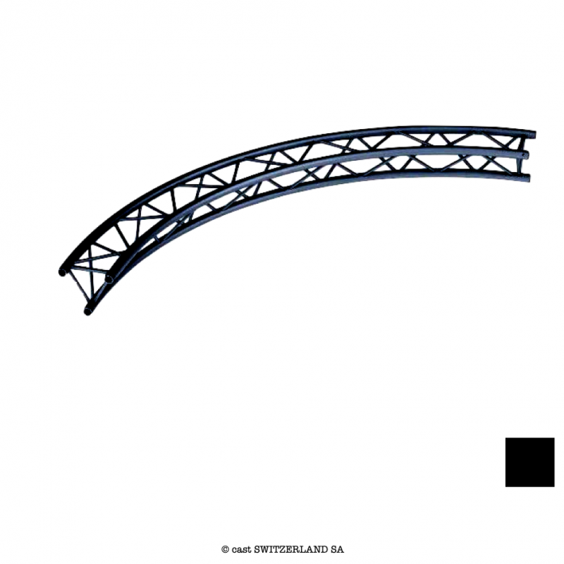 M29T-Circle, Ø 300cm | Segment 90° (4x) | noir satiné gloss