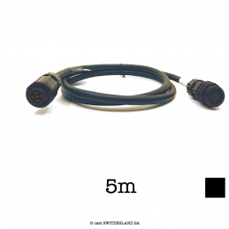 Trunk-Kabel 5x1.5-0.34 | schwarz, 5m