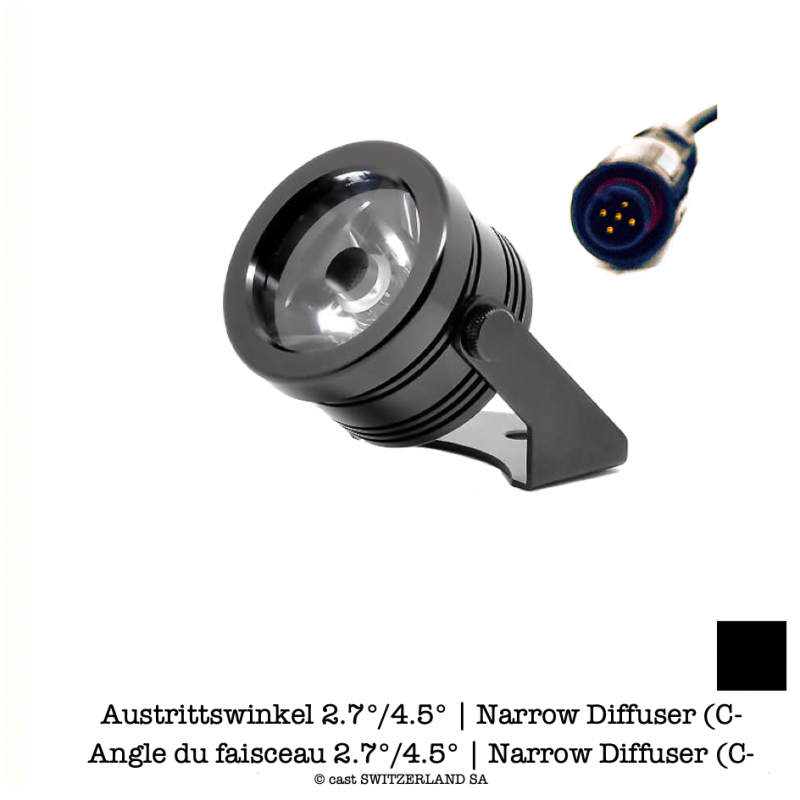 One 4W DMX | 6500K | schwarz