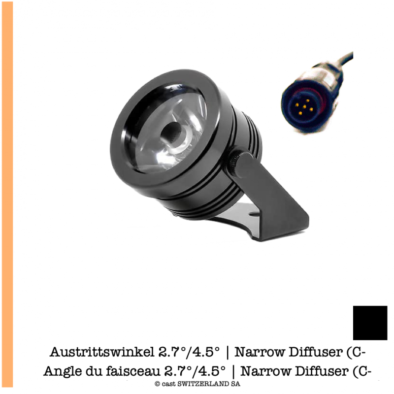 One 4W DMX | 3000K | schwarz