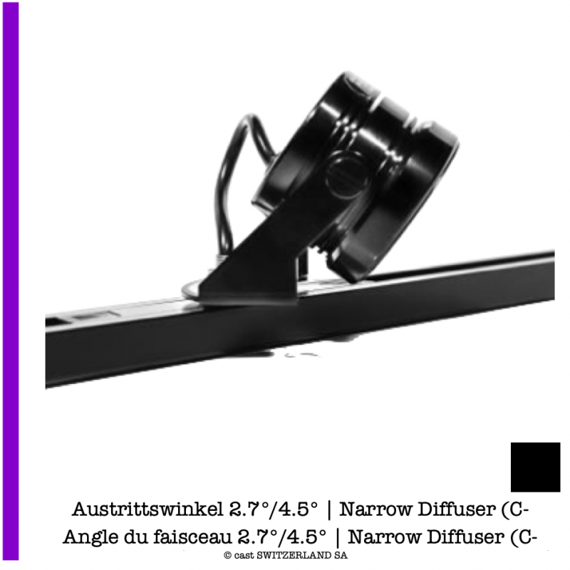 One 4W mit Eutrac LV Adapter | UV 395nm | schwarz