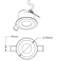 R4 RECESSED SPOT | RGBW | noir - blanc - argent (à indiquer lors de la commande)