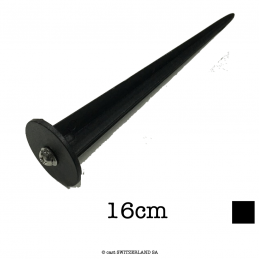 Ground Stake | noir, 16cm