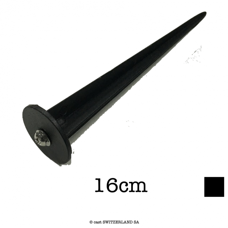 Ground Stake | schwarz, 16cm