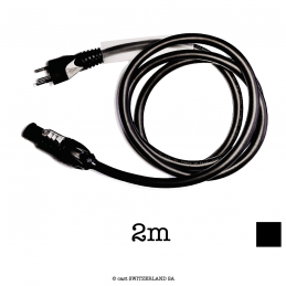 Câble T12 » powerCON True1 | H07RN-F 3G1.5 | noir, 2m