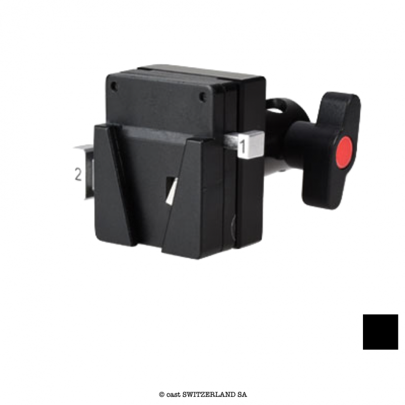 V-Mount mit 5/8" Baby Pin Receiver | schwarz