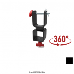 PS-360 Adaptateur de fourche en U pivotant à 360° | noir