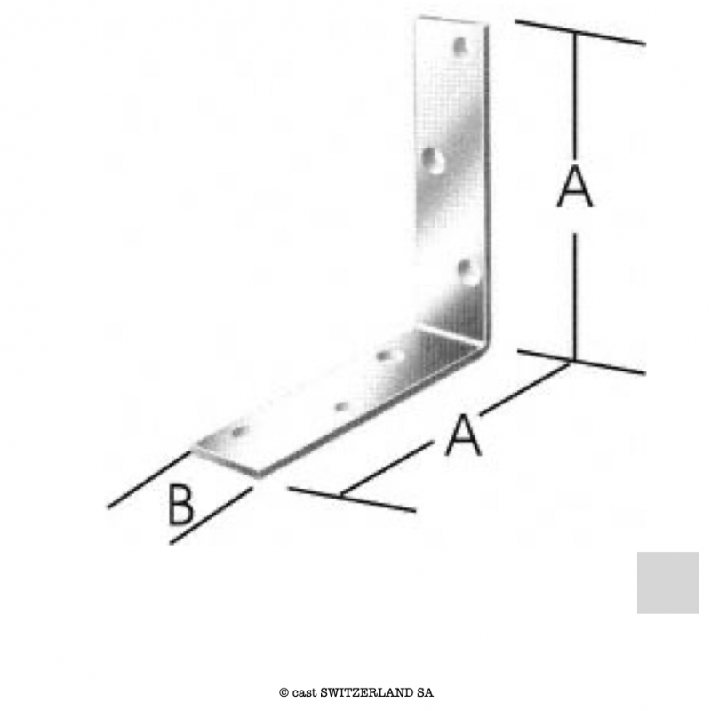 Balkenwinkel stark 173100 Z | verzinkt | VE 20