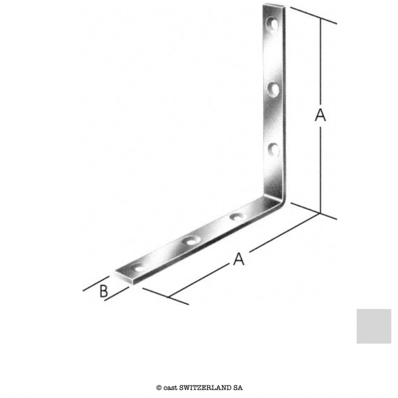 Winkel stark 173007 Z | verzinkt | VE 20