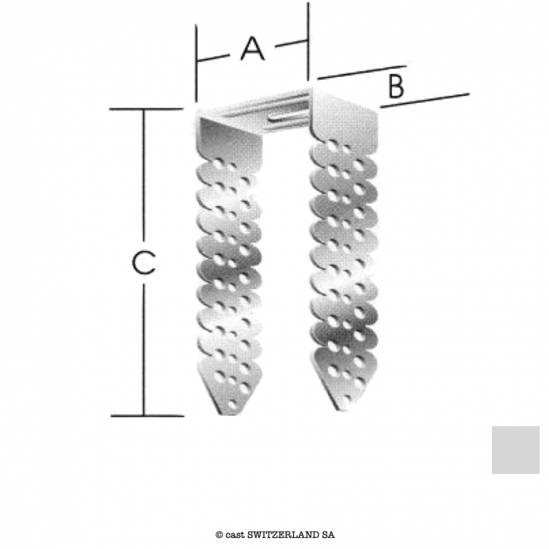 Universal-Abstandsverbinder 330125 PR | verzinkt | VE 6 a 10