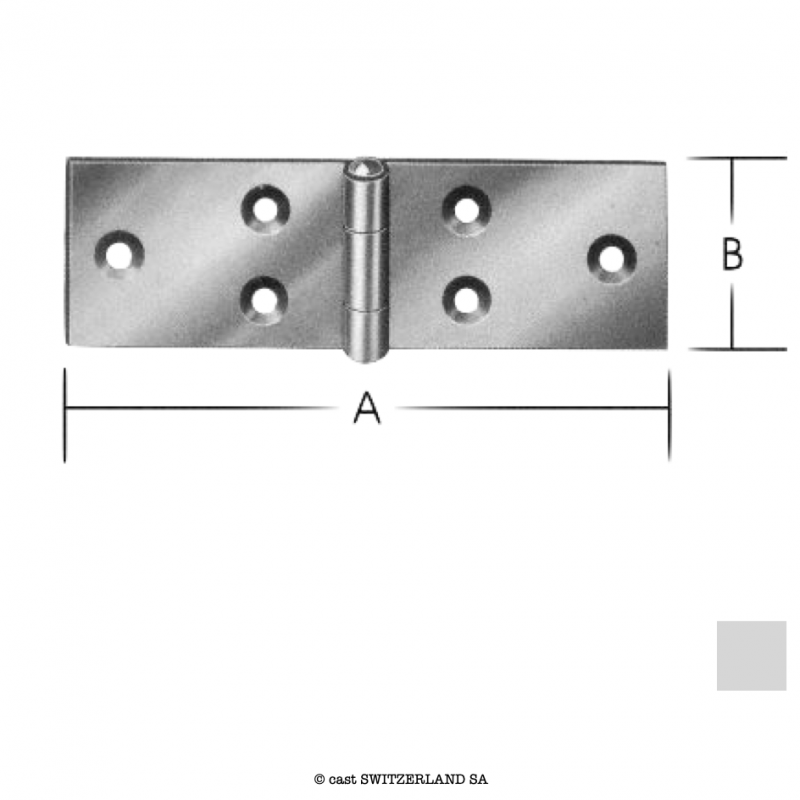 Tischband breit 505100 Z | verzinkt | VE 20