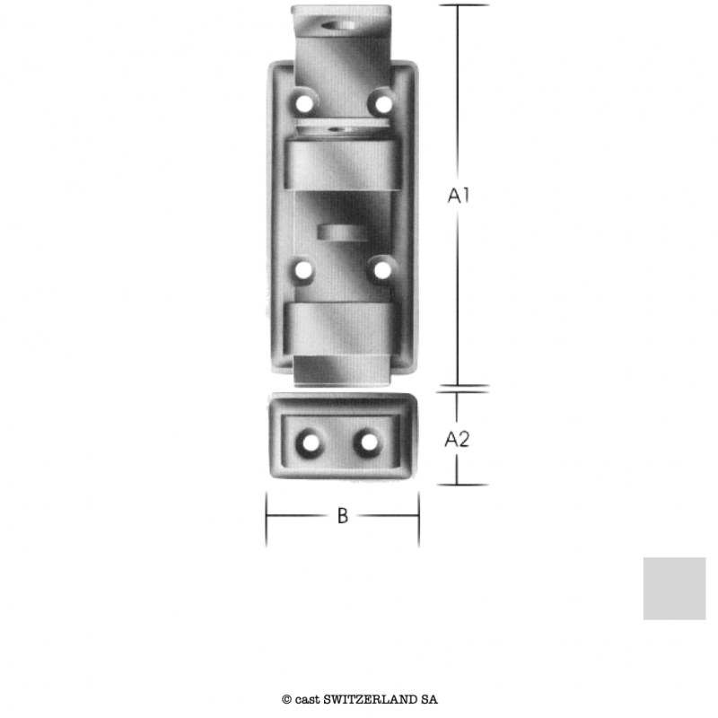 Sicherheitsriegel 100140 Z | verzinkt | VE 5