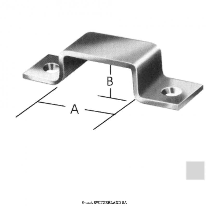 Riegelschlaufe 170034 Z | verzinkt | VE 25