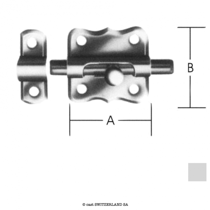 Grendelriegel 225035 Z | verzinkt | VE 20