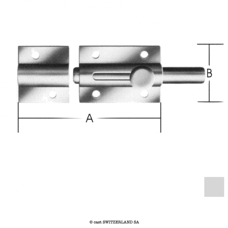 Bolzen-Knopfriegel 227080 Z | verzinkt | VE 10