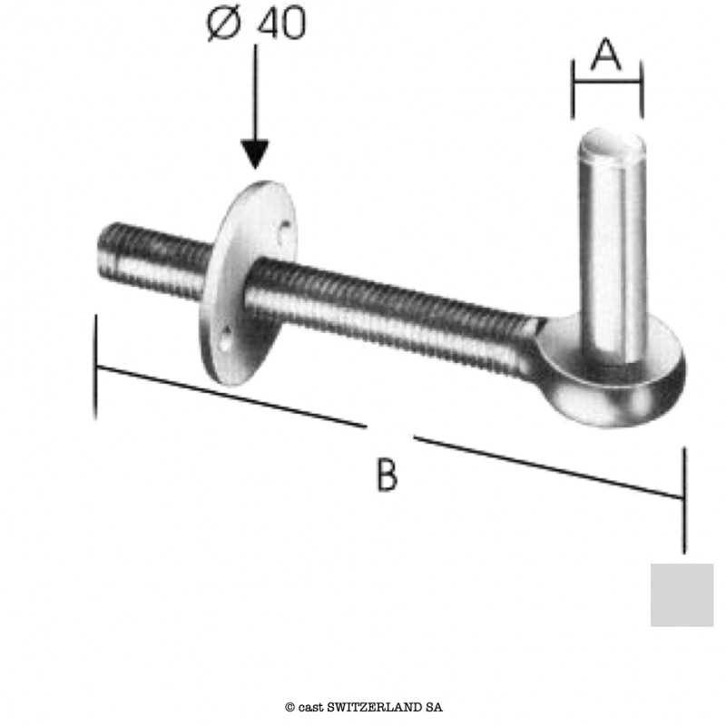 Gewindekloben 71010 Z | verzinkt | VE 20