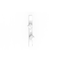 K2 mit 2 LED-Spots fixed lithium battery | 12.6V | 3000K | weiss RAL 9005 fine texture