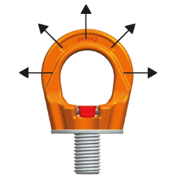 Ringschraube PLGW M16, 1500kg | orange