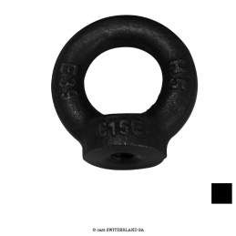Ecrou à anneau DIN 582/M12, 340kg | noir