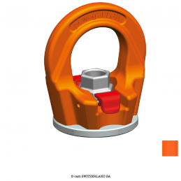 Ecrou à anneau PLGW-SH M8, 300kg | orange