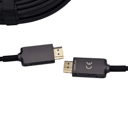 HDMI Kabel Hybridfaser 2.1, 8K@60Hz, LSZH | schwarz, 15m