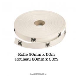 LACETTE Rouleau 20mm x 50m, 10kg | blanc
