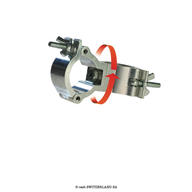 Atom Swivel Coupler - 32mm, 100kg | aluminium poliert