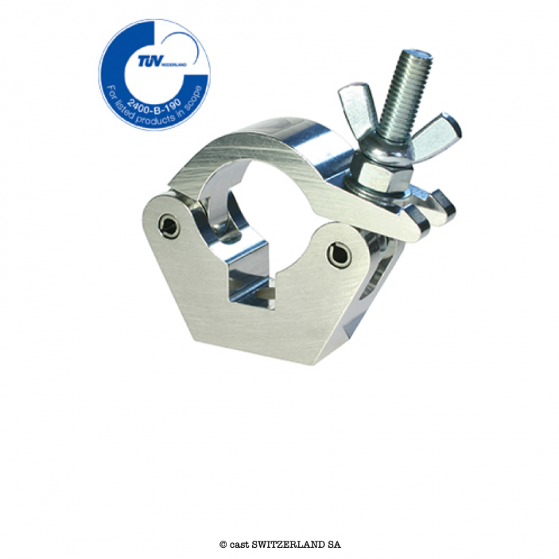 Slimline Clamp, 750kg | aluminium poli