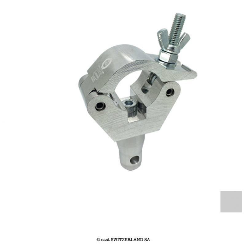 Clamp avec Half Connector, 100kg | argent