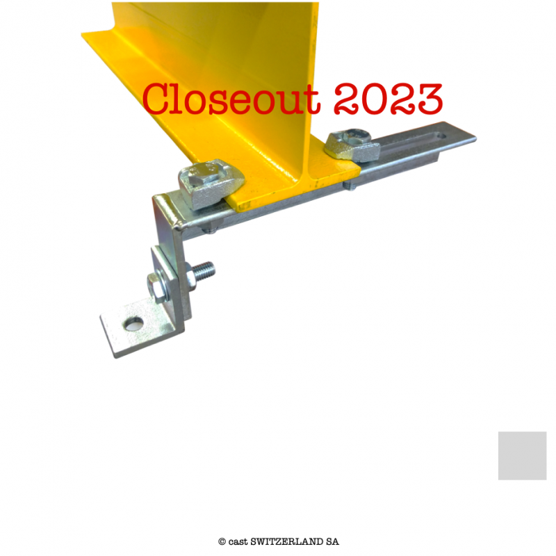 Girder Clamp mit End Bracket | 100 - 180mm | verzinkt