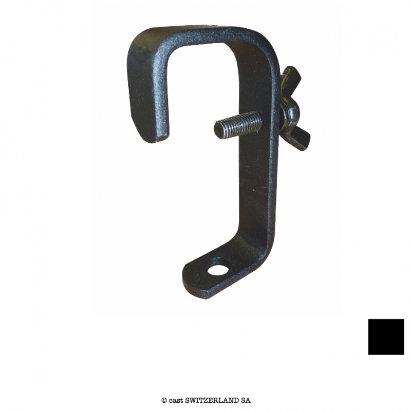 50mm Standard Hook Clamp, 40kg | schwarz