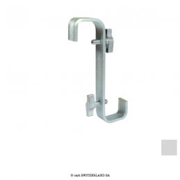 180° Double Ended Hook Clamp - 150mm Ctrs, 40kg | galvanisé