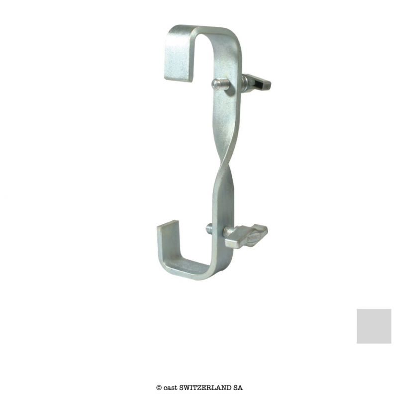 90 Deg Double Ended Hook Clamp - 150mm Ctrs, 40kg | verzinkt