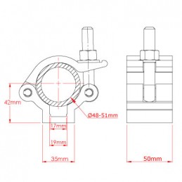 Lightweight Clamp, 500kg | aluminium poliert