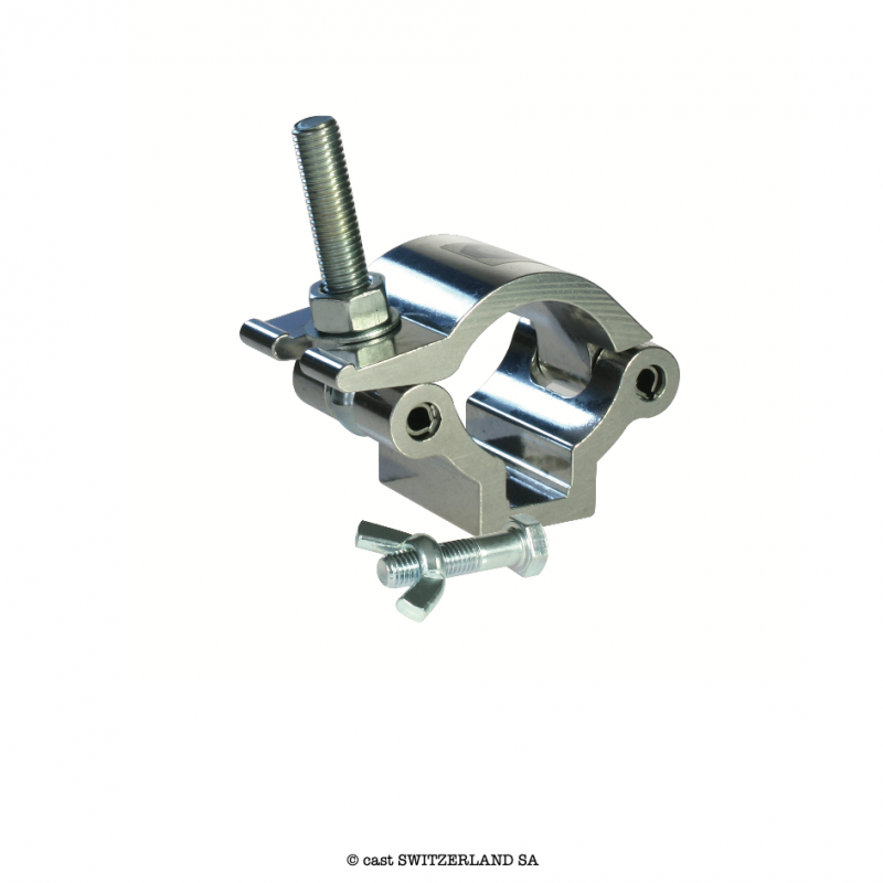 Lightweight Hook Clamp, 500kg | aluminium poliert