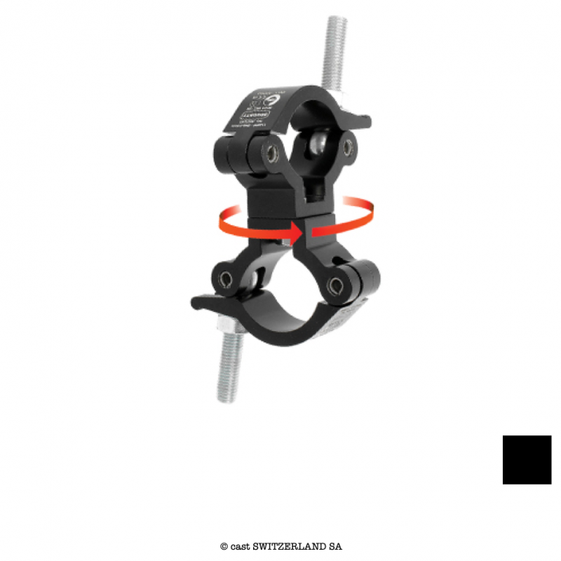 Slimline Lightweight Swivel Coupler, 300kg | schwarz