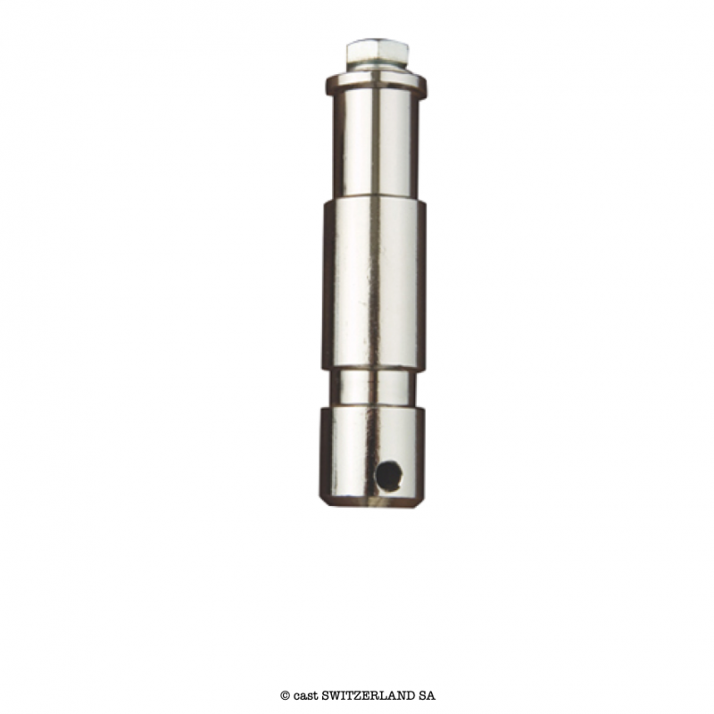 Spigot TV 28mm tige courte M12 Femelle | Aluminium bruux