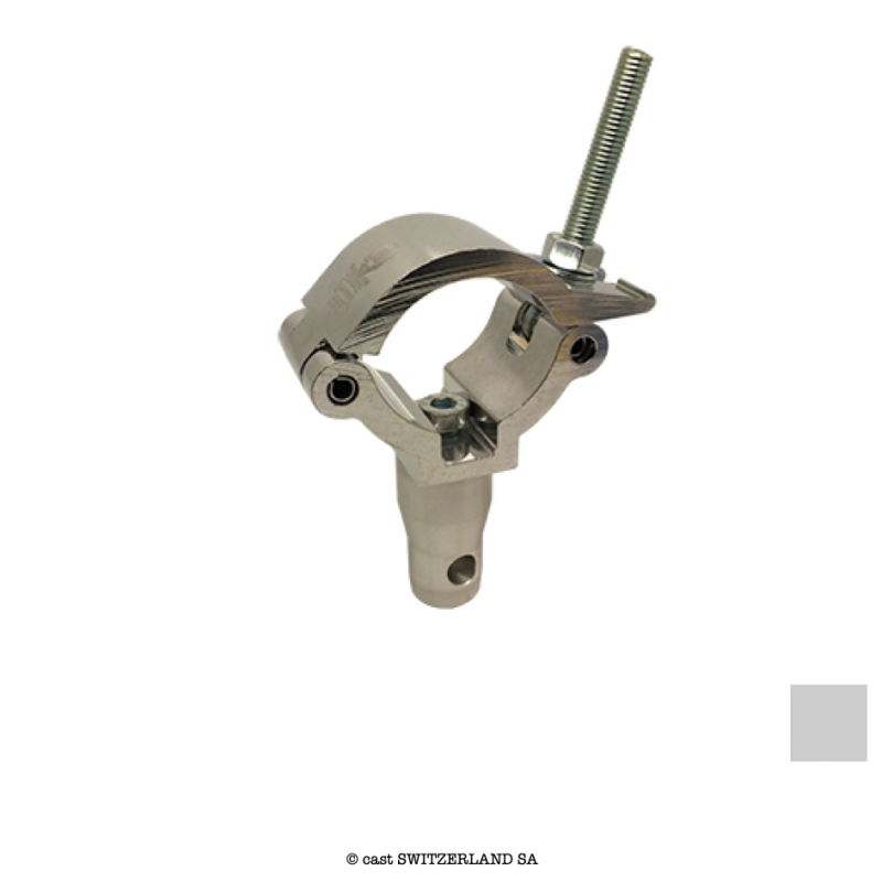 Mammoth Clamp avec Half Connector, 100kg | argent