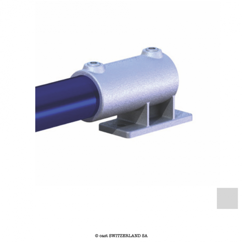 Railing Side Support (vertical base) | galvanisé