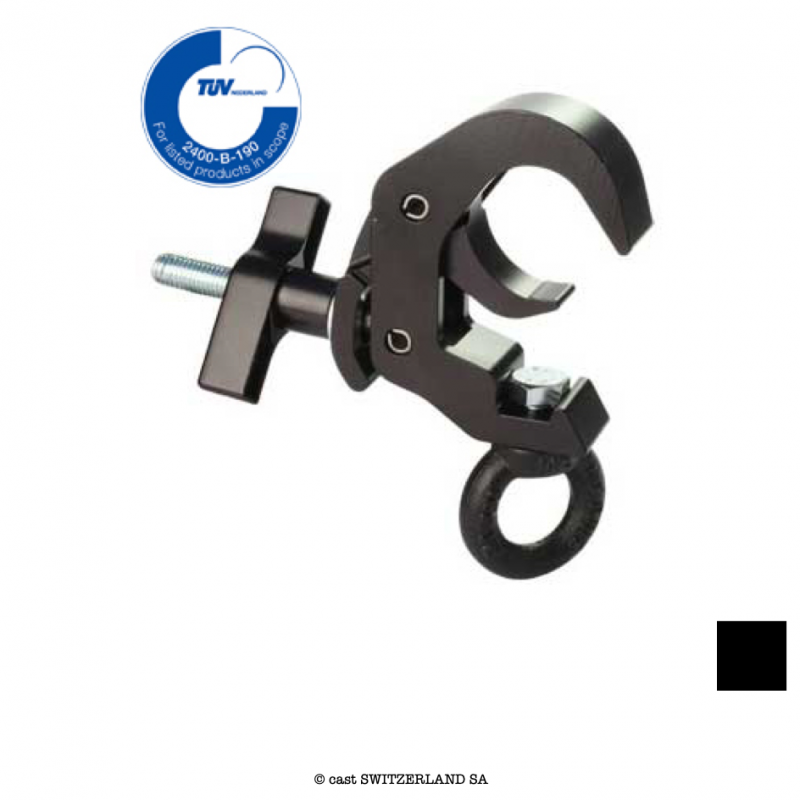 Slimline Quick Trigger Hanging Clamp, 100kg | schwarz | VE 32