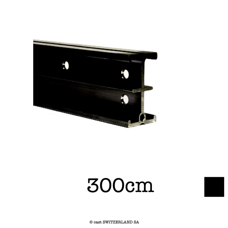 Studio Rail 60 Straight | noir, 300cm