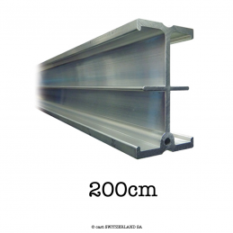 Studio Rail 80 Straight 2.0m | Aluminium bruux, 200cm