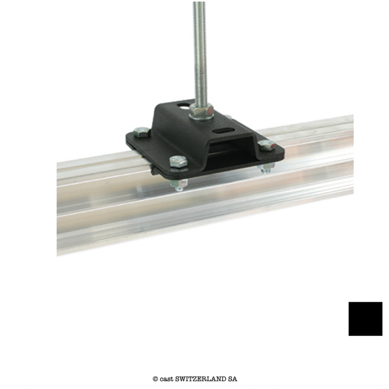 Studio Rail 80 25mm Ceiling Bracket, 200kg | schwarz