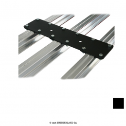 Studio Rail 80 Triple Spacer Plate | noir