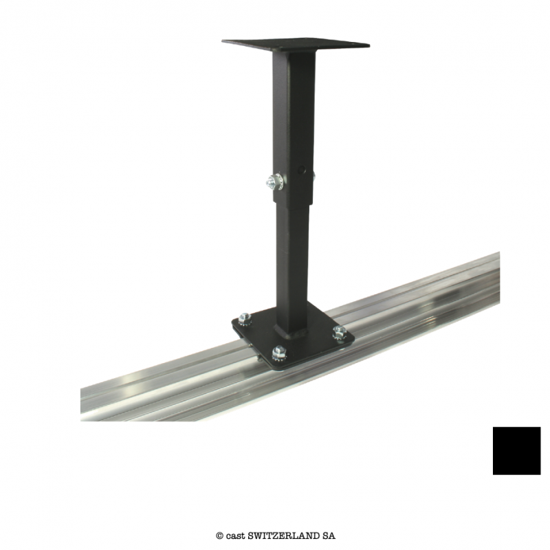 Studio Rail 60 Extension Bracket Adjustable, 100kg | noir