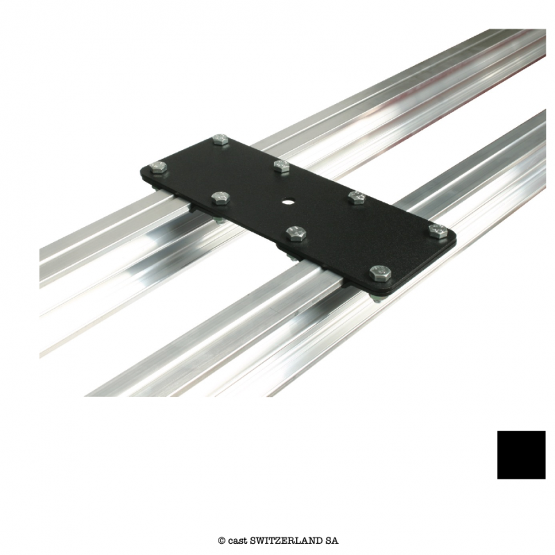 Studio Rail 60 Double Spacer Plate | schwarz