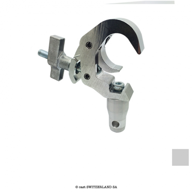 Titan Clamp mit Half Connector, 100kg | silber