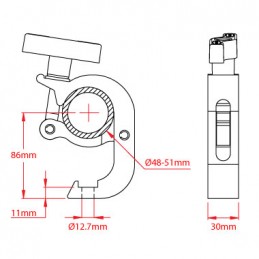 Trigger Clamp Basic, 100kg | aluminium poliert