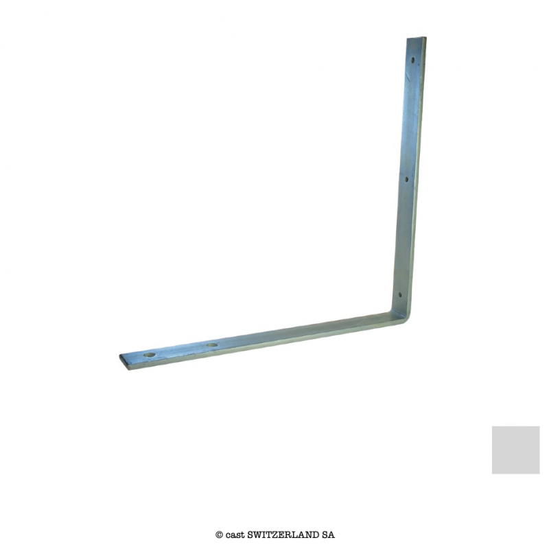 Wall Bracket (Light duty) , 3kg | plaqué zinc noir